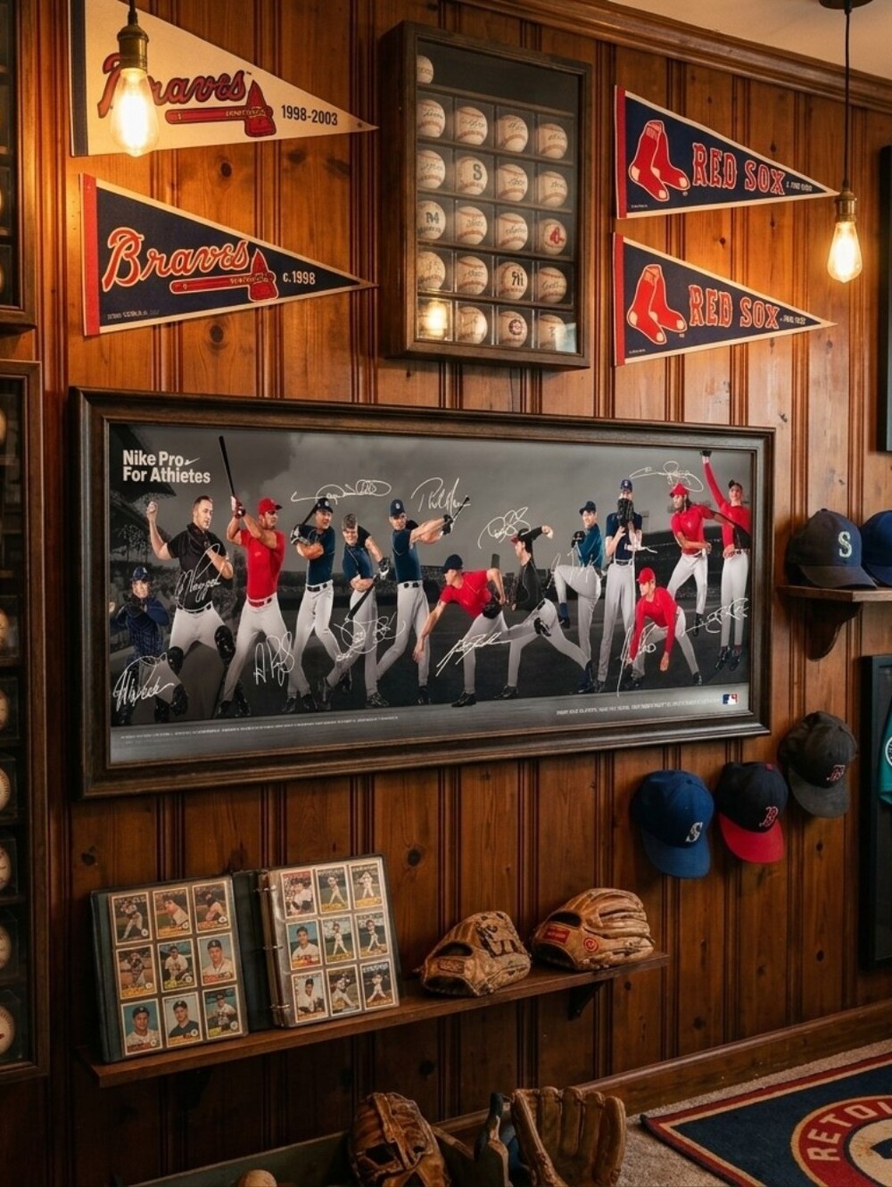 Rare Nike Pro MLB All-Stars 68" x 22" Panoramic Poster - Picture 16 of 16